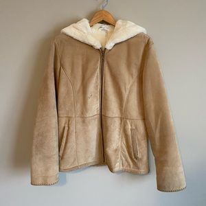 Thick Tan jacket with fleece interior